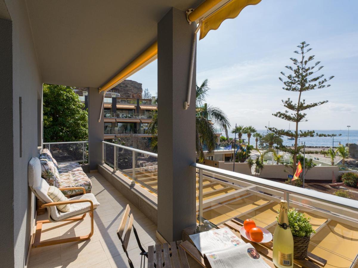 First Line Mogan Beach - Parking Free Exterior foto